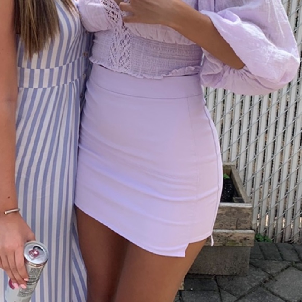 Lilac Forever 21 skirt - Picture 1 of 3